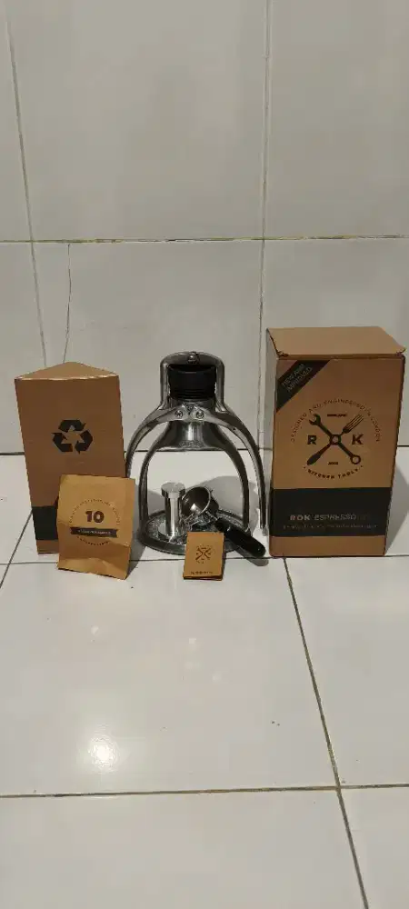 Mesin Alat Kopi Espresso Manual Brew Rok Presso Rokpresso Like New