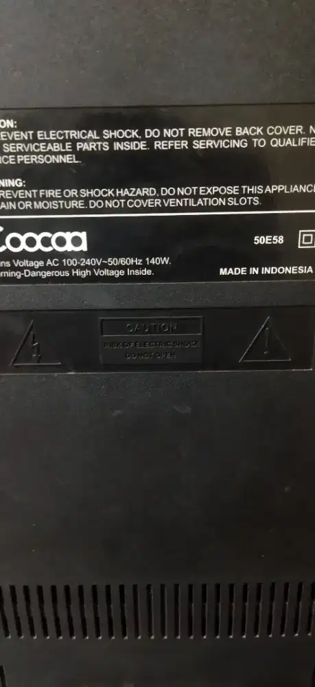 Led TV coocaa 50 inchi