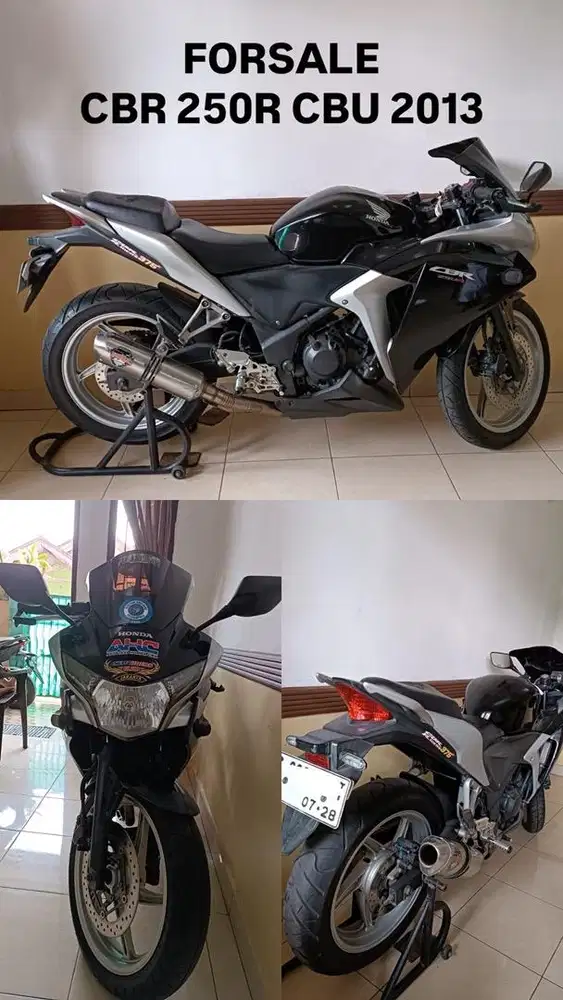 HONDA CBR 250r cbu Thailand ( KyJ) 2013 lengkap