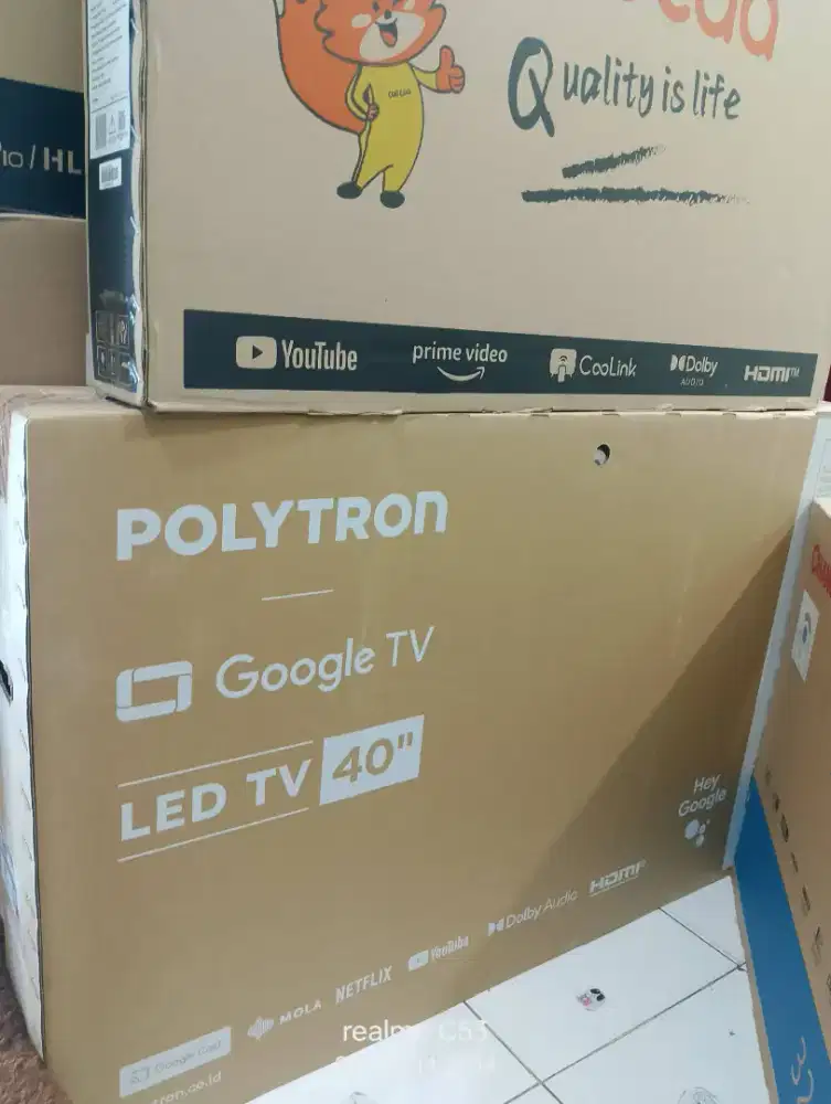 Tv Polytron 43 inch google tv baru
