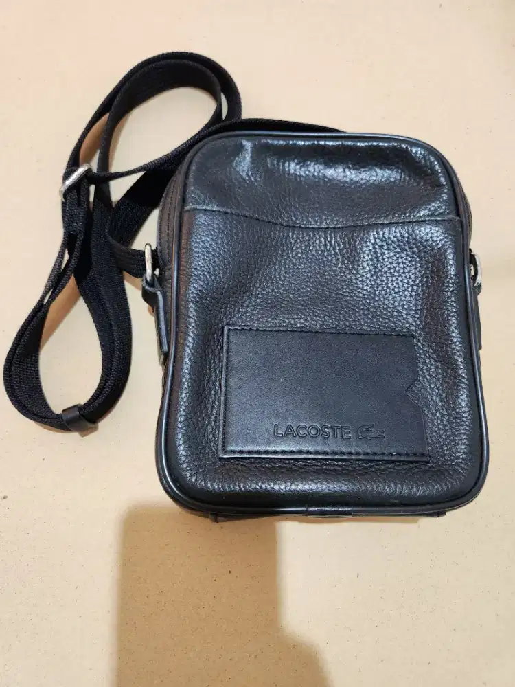 tas kulit asli lacoste istimewa