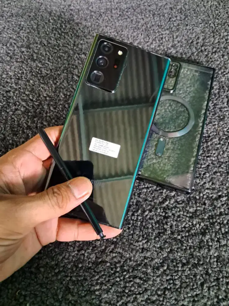 Samsung Note 20 ultra ram 12/512 minus layar pink line 4 garis aman