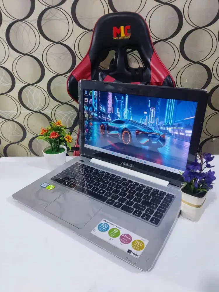 Laptop Design Asus Vivobook Core i5 Ram 12/256gb Ssd Dual Vga Nvidia