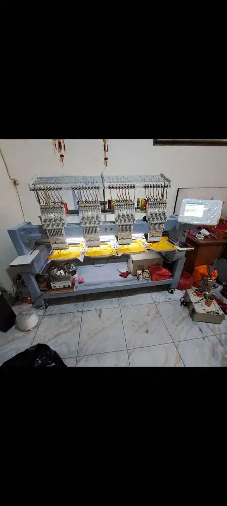 JUAL MESIN BORDIR 4 KEPALA TUBULAR Azura