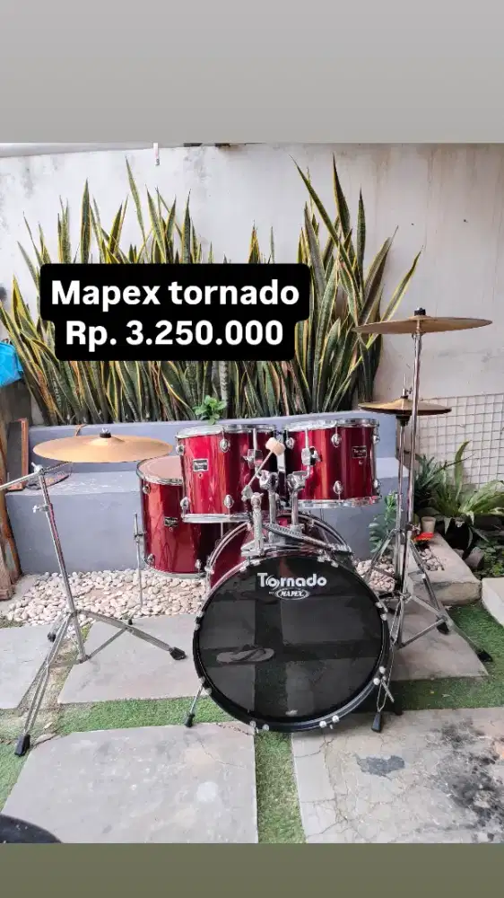 Drum mapex tornado mulus