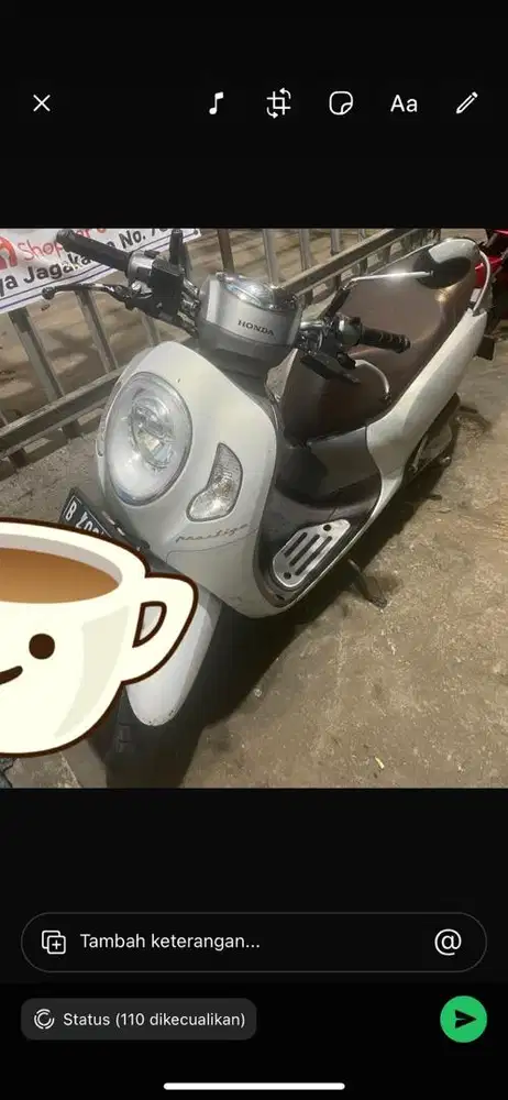 Di jual cepat honda scopy
