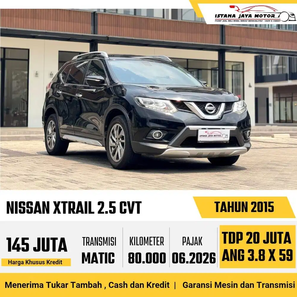 NISSAN XTRAIL T32 2.5 AUTOMATIC 2015 HITAM
