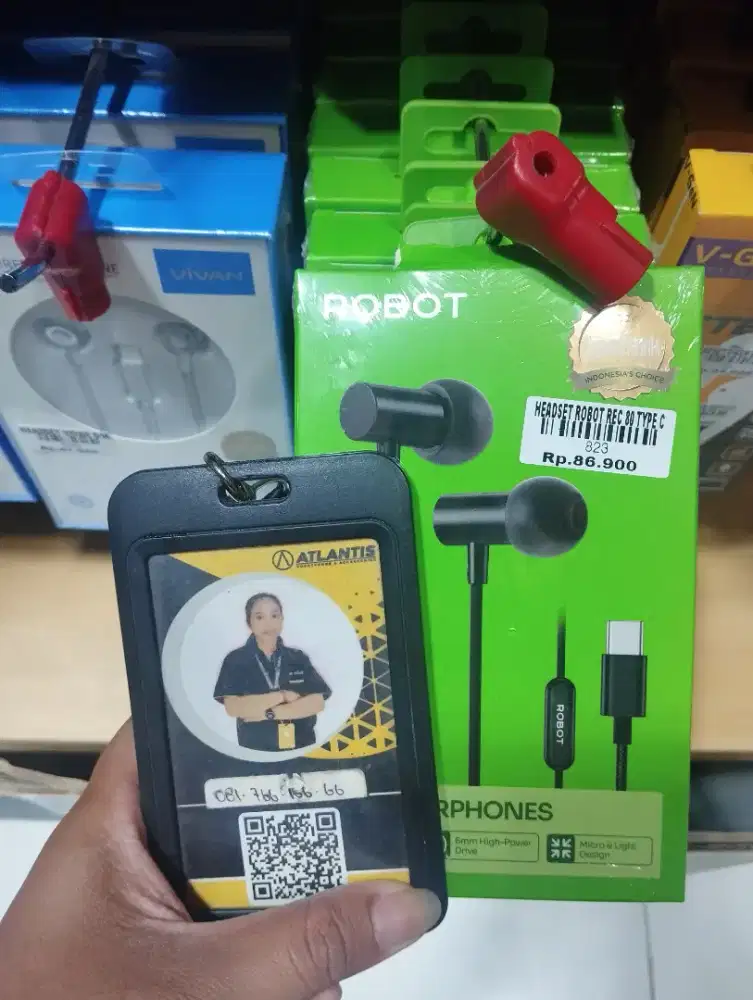 HEADSET ROBOT REC 80 TYPE C | ATLANTIS DAHSYAT