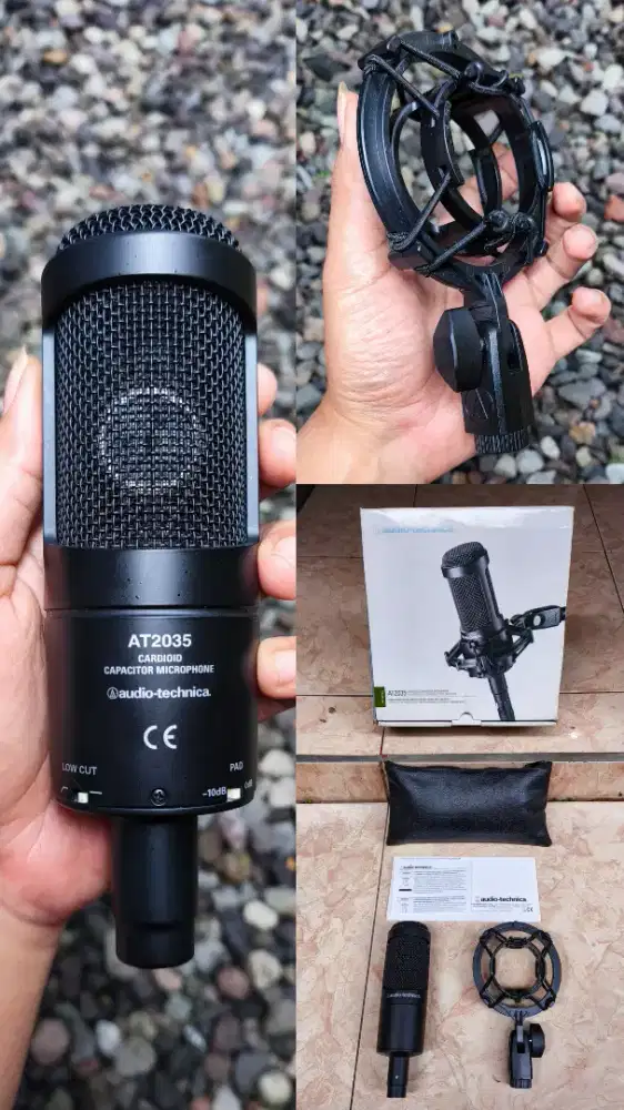 Mikrofon Kondenser Bekas (Audio Technica AT2035)