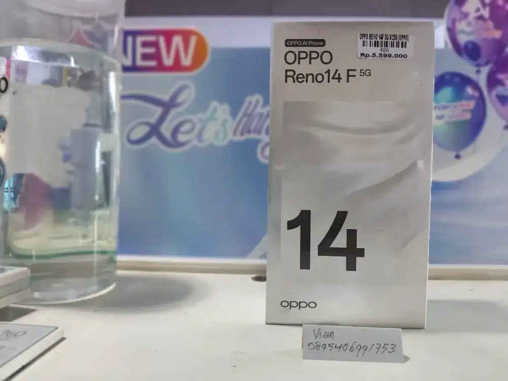 Oppo Reno 14f ram 8+8/256 Atlantis dahsyat