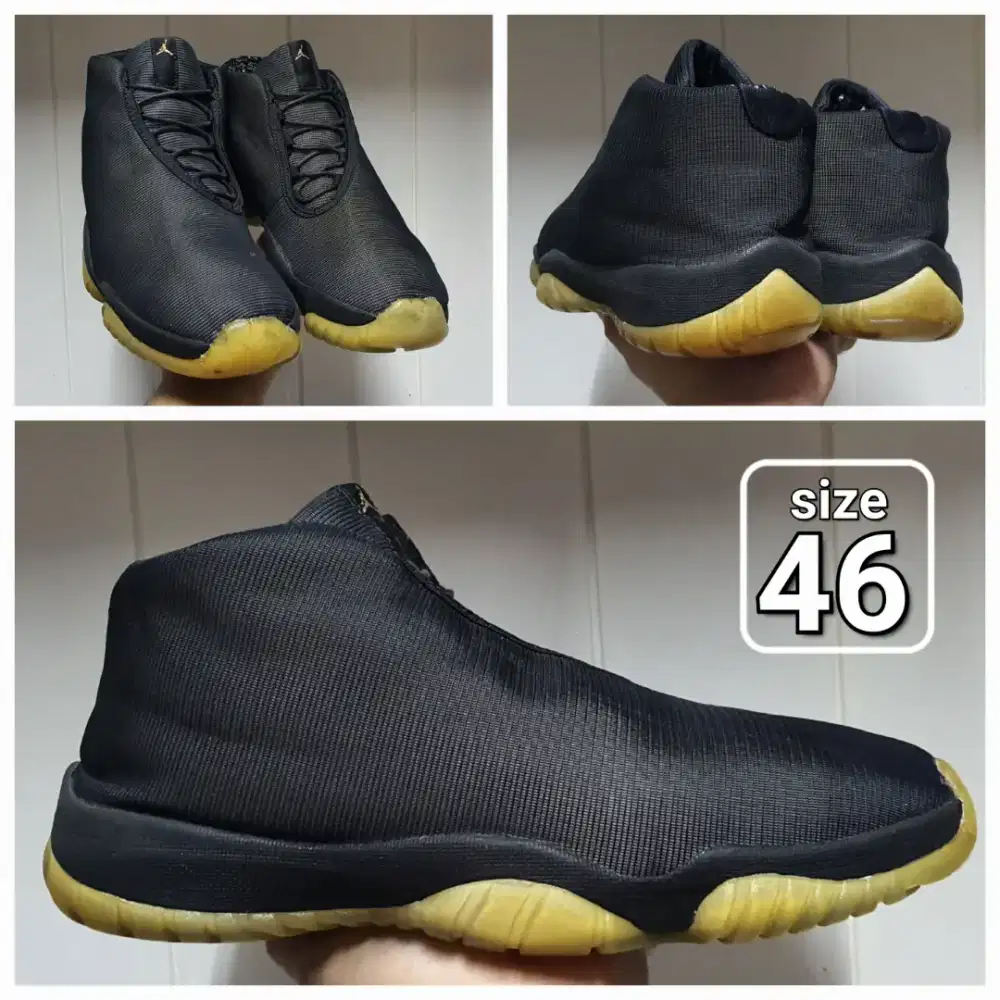 Sepatu Basket Jordan furture Black Ice size 46 Second ori shoes