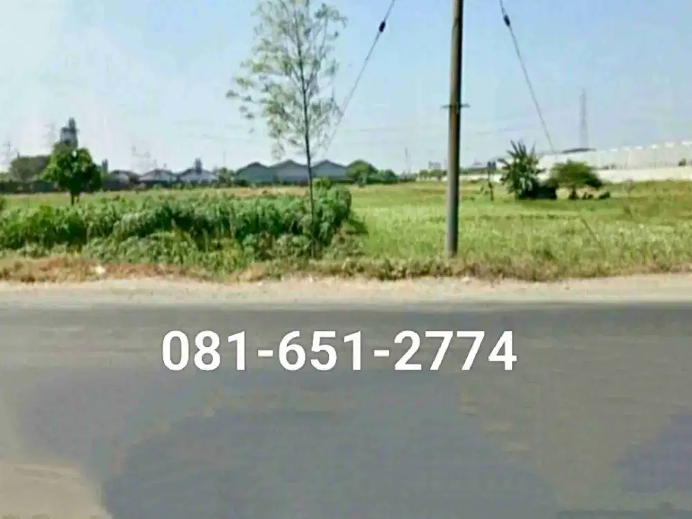 Tanah di Raya Legundi Gresik.