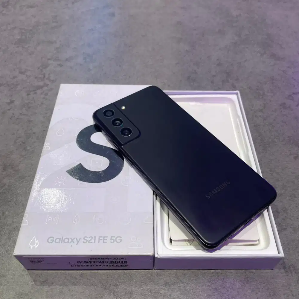 Samsung Galaxy S21fe 5G 8/256gb lengkap sein