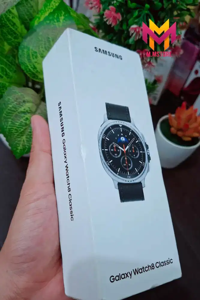 SEGEL BARU Samsung Galaxy Watch 8 Classic 46mm Black Silver smartwatch