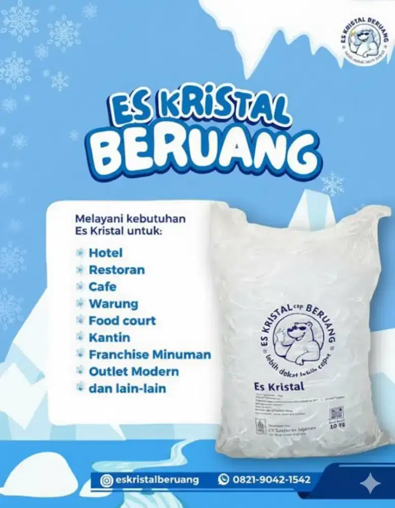 Es kristal beruang