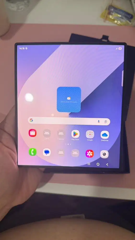 Jual Samsung Galaxy Z Fold 6 12/512gb Blue Kondisi 99% Garansi Aktif