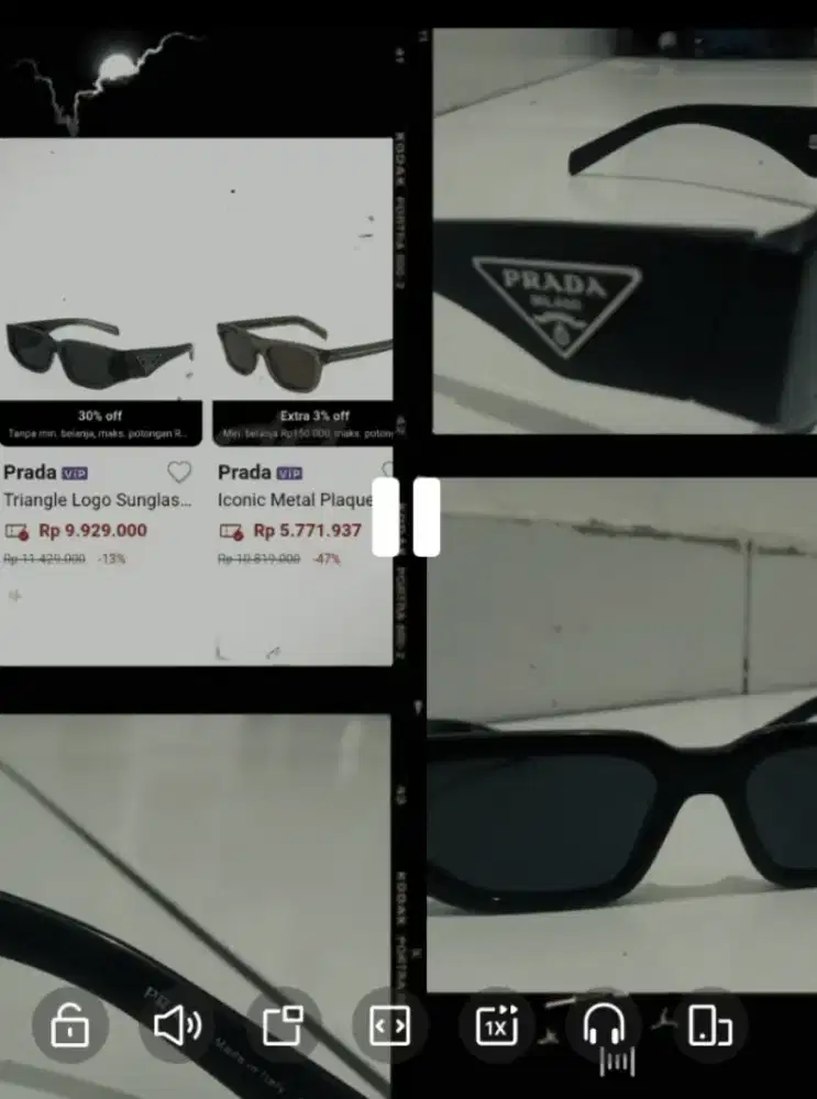 Kacamata prada milano