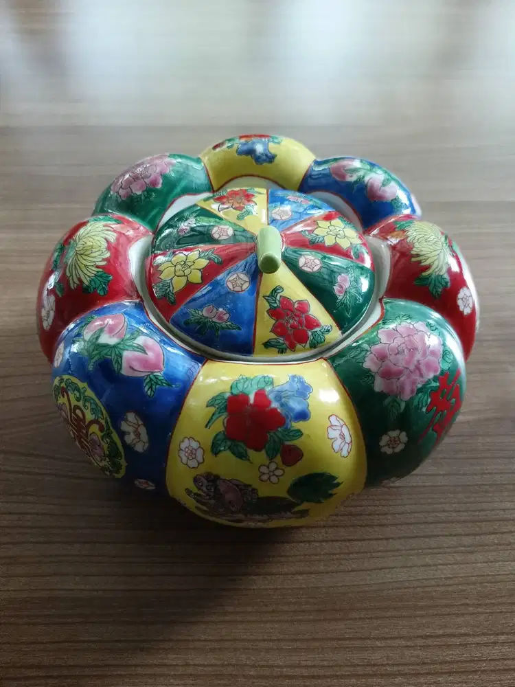 JUAL MANGKOK LABU KERAMIK VINTAGE ASLI TIONGKOK