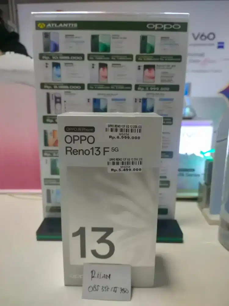 Oppo Reno 13F 5g 12/256gb ATLANTIS DAHSYAT