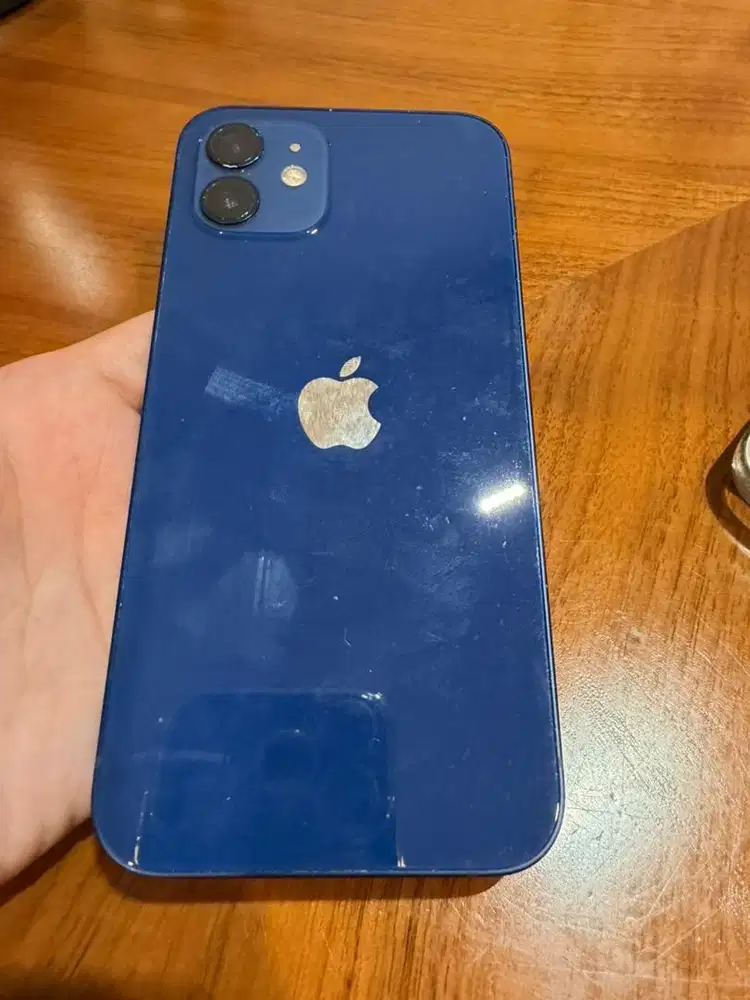 Iphone 12 128gb blue inter kondisi mulus