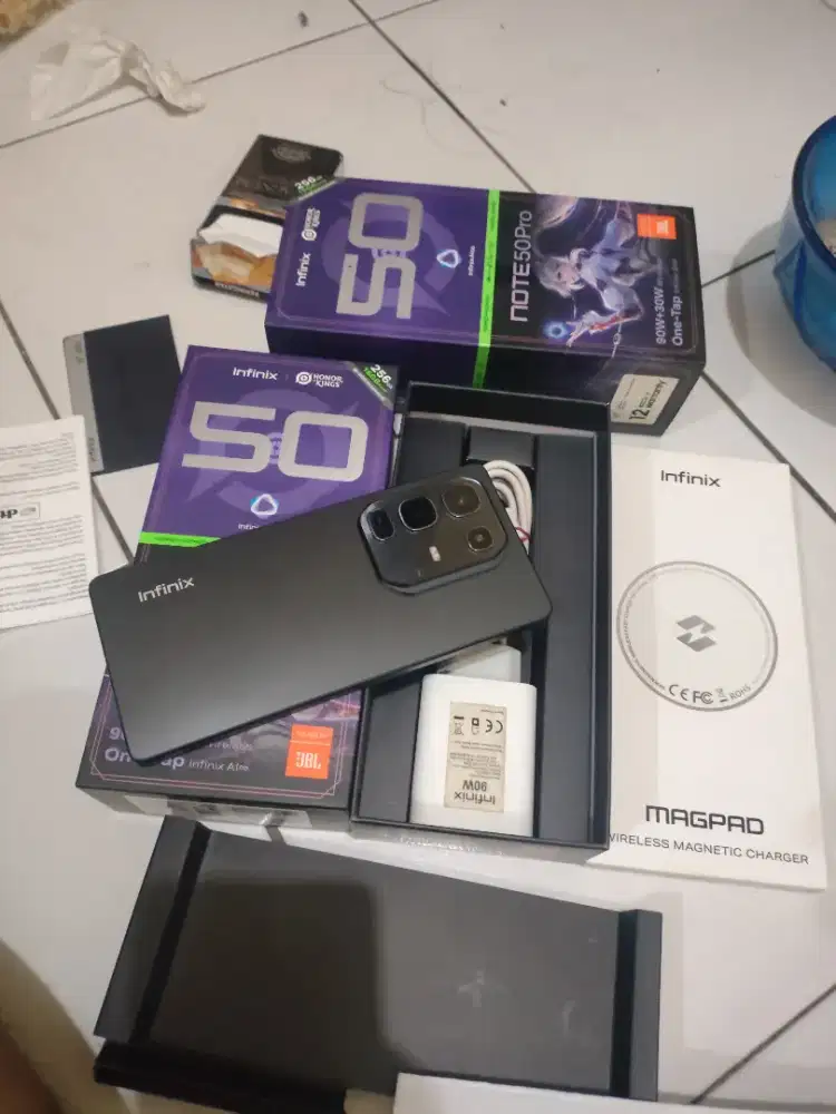 Infinix note50pro 8/256 lengkap orian