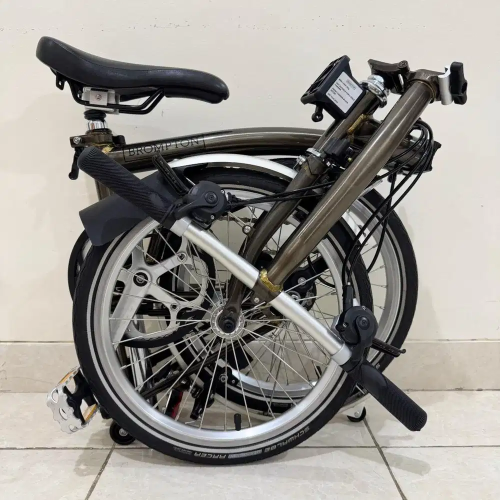BROMPTON S6L BLACK LACQUER 2021 - LIKE NEW