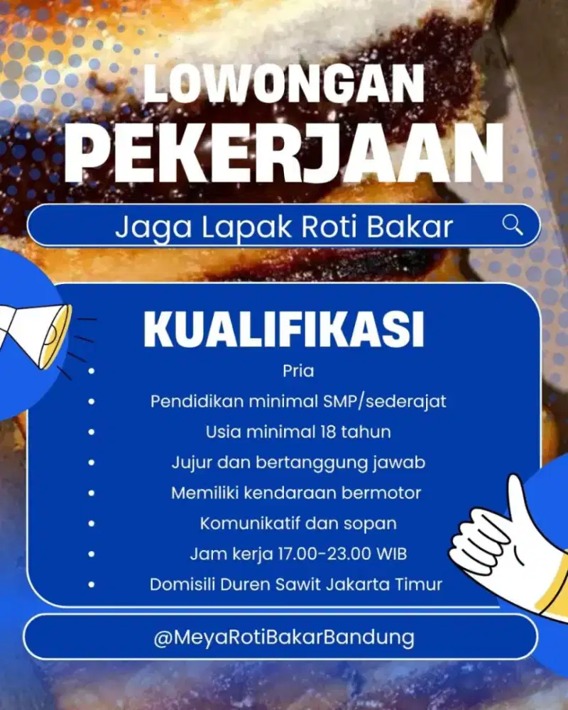 JAGA LAPAK ROTI BAKAR BANDUNG