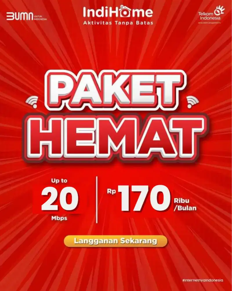 INTERNET WIFI - INDIHOME- EZNET- INDIBIZ- MODEM- PROMO - MURAH- RUMAH