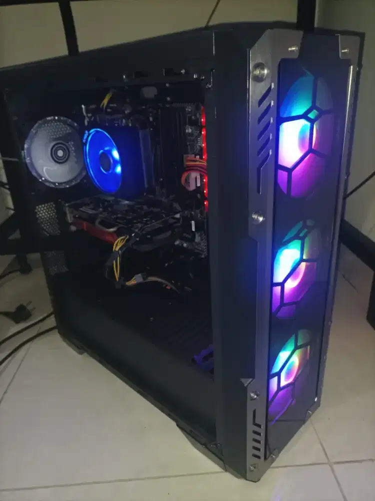 PC AMD RYZEN 5 5600 VGA GTX 1050TI 4GB RAM 8GB