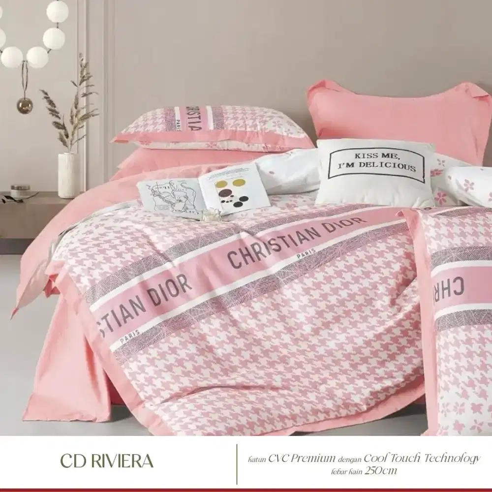 Set sprei katun premium dR bunga lucu
