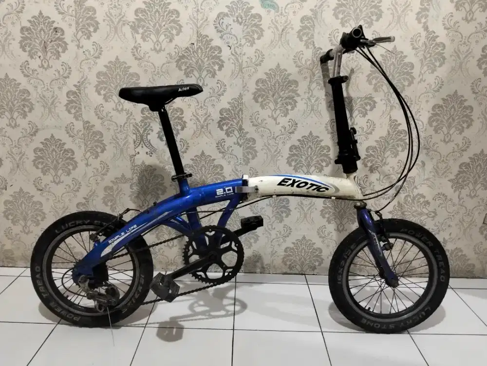 Sepeda lipat anak ukuran 16 untuk umur 5-15 tahun