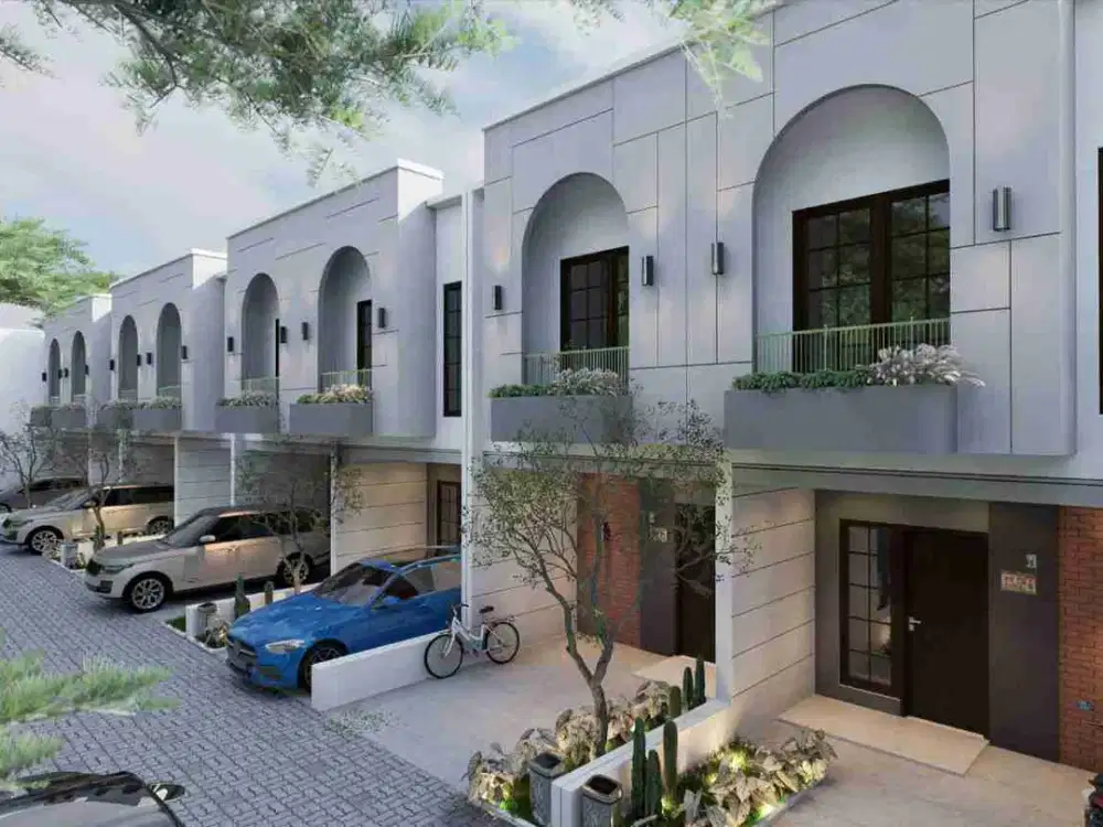 rumah 200 M jalan utama 10 menit St Depok baru Pancoran mas depok