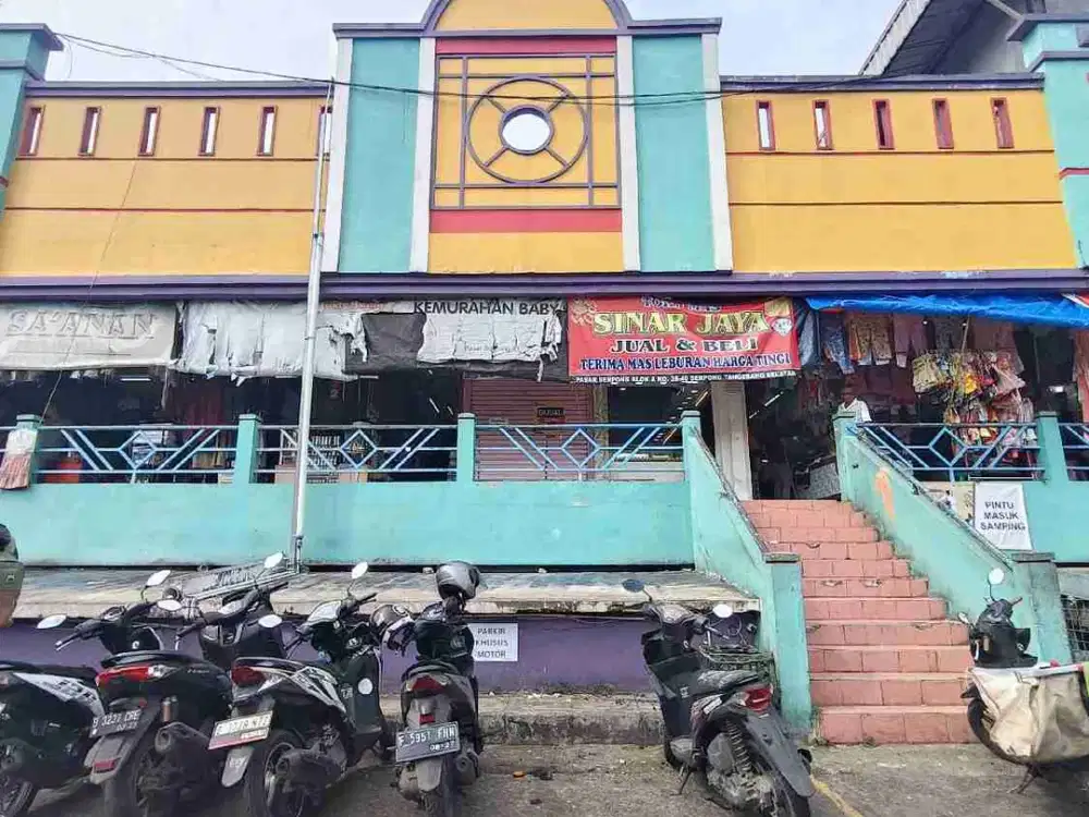 Dijual cepat kios di pasar Serpong hadap parkiran dekat pintu masuk