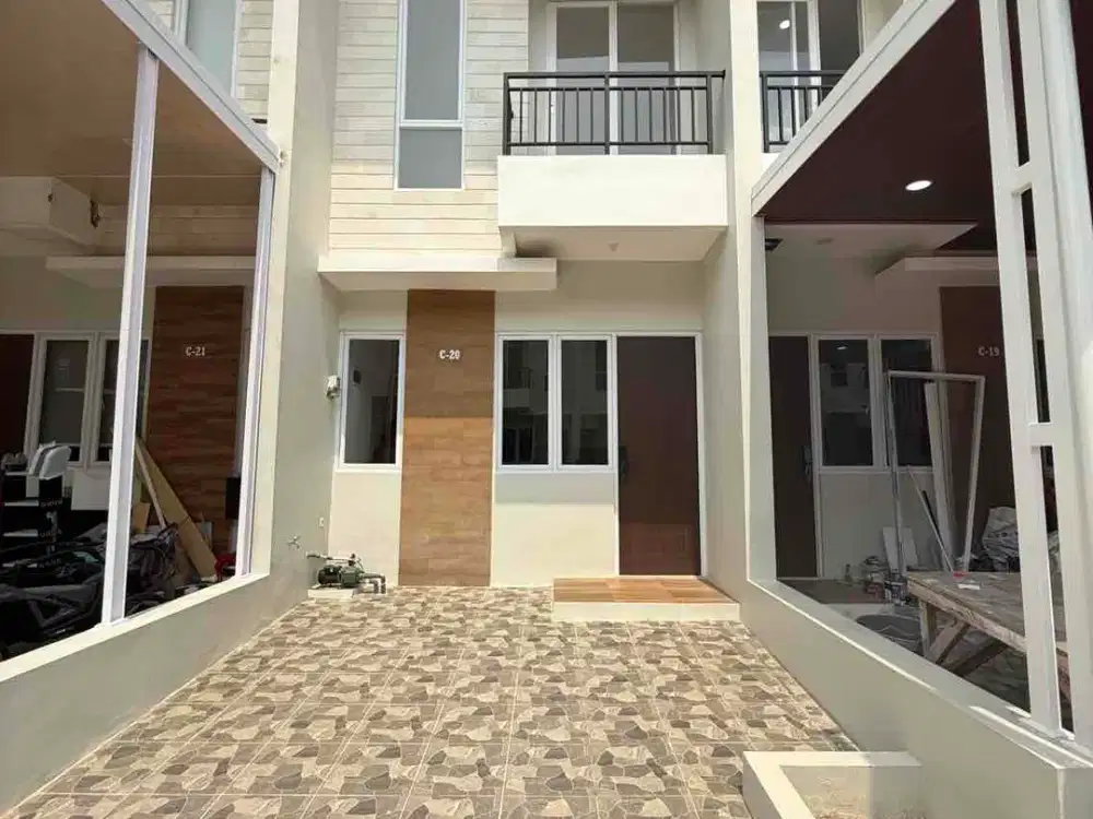 dijual rumah baru bangunan baru tanpa dp bisa ajb siap huni