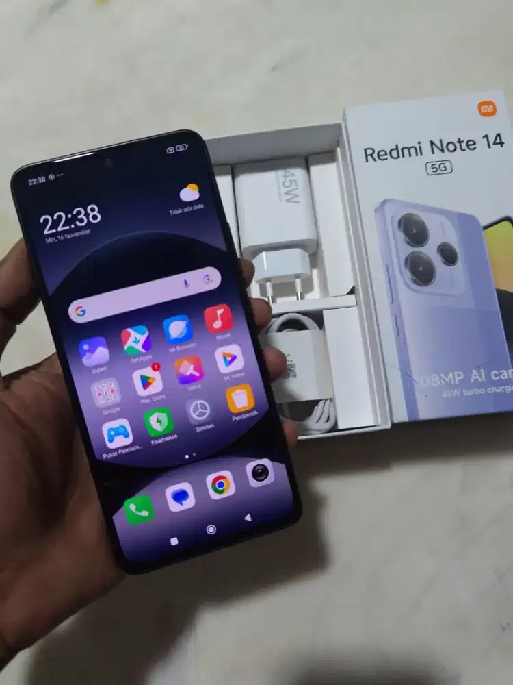 Redmi Note 14 5G ram 12/512 like new