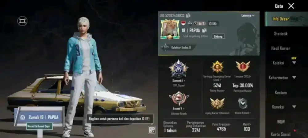 JUAL BELI AKUN PUBG MOBILE