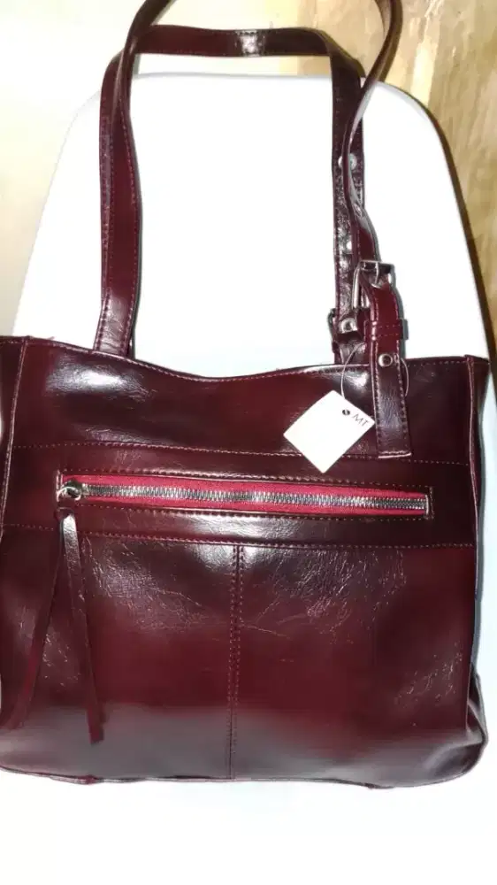 Tas wanita kulas maroon, baru, Sleman Yogyakarta