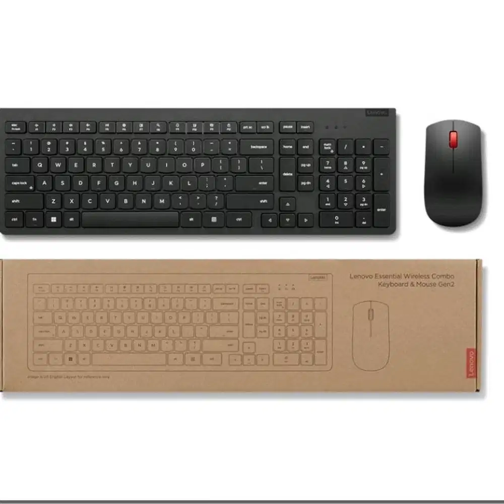 [NEW/BNIB] LENOVO Essential Wireless Combo Keyboard & Mouse Gen 2