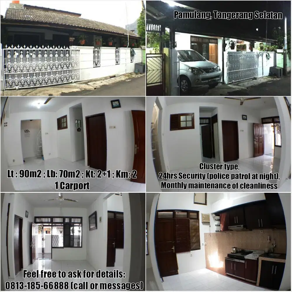 Dijual Rumah LT. 90, Sinar Pamulang Permai Blok A