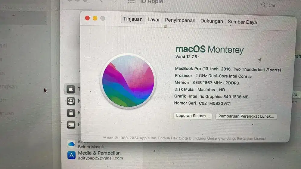 Macbook pro 2016