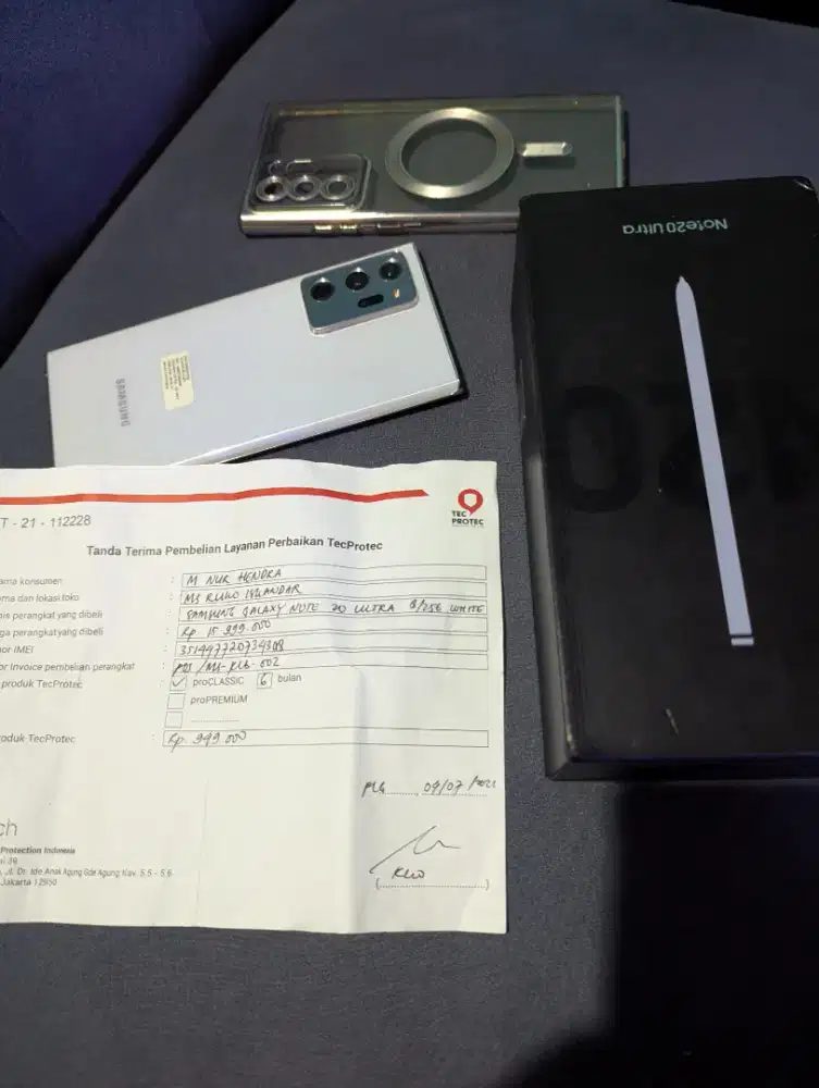 Samsung Glaxy Note 20 ultra 8/256gb Resmi SEIN