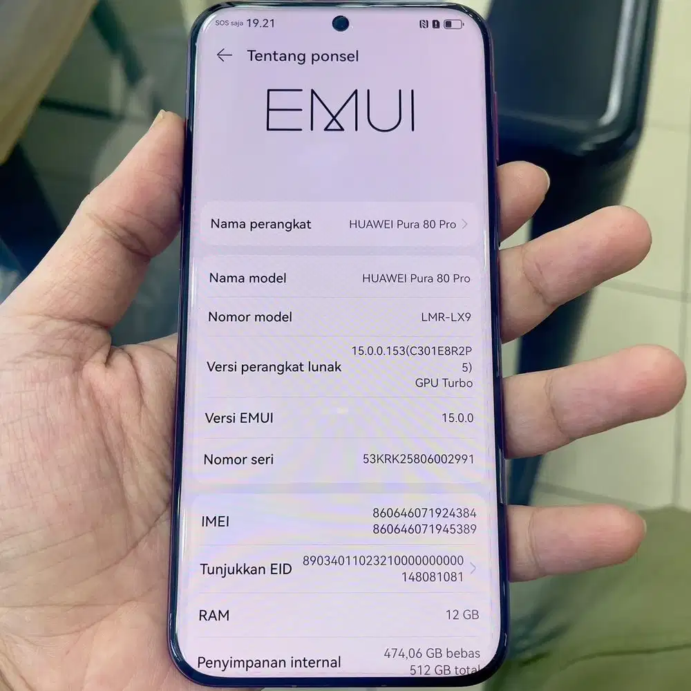 Huawei pura 80 pro ram 12 / 512 resmi full ori garansi