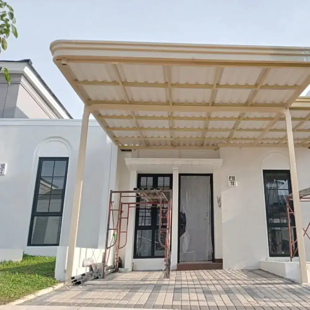 pemasangan kanopi rumah minimalis modern terbaru