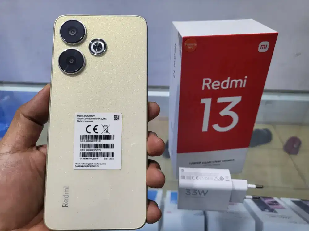 RRDMI 13 RAM 8/128GB LIKE NEW BATERAI 5000MAH CAS TURBO 33W