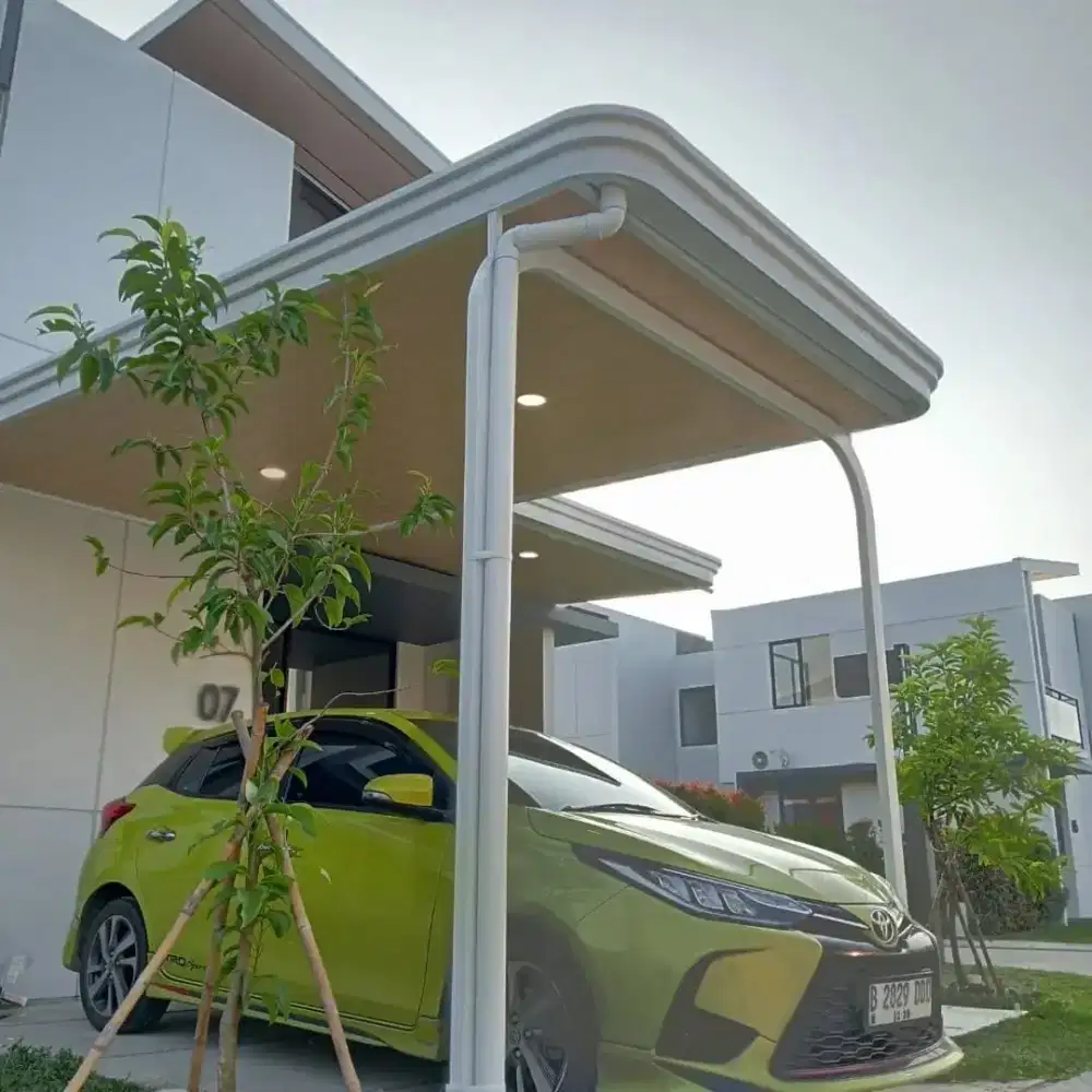 pemasangan kanopi rumah minimalis