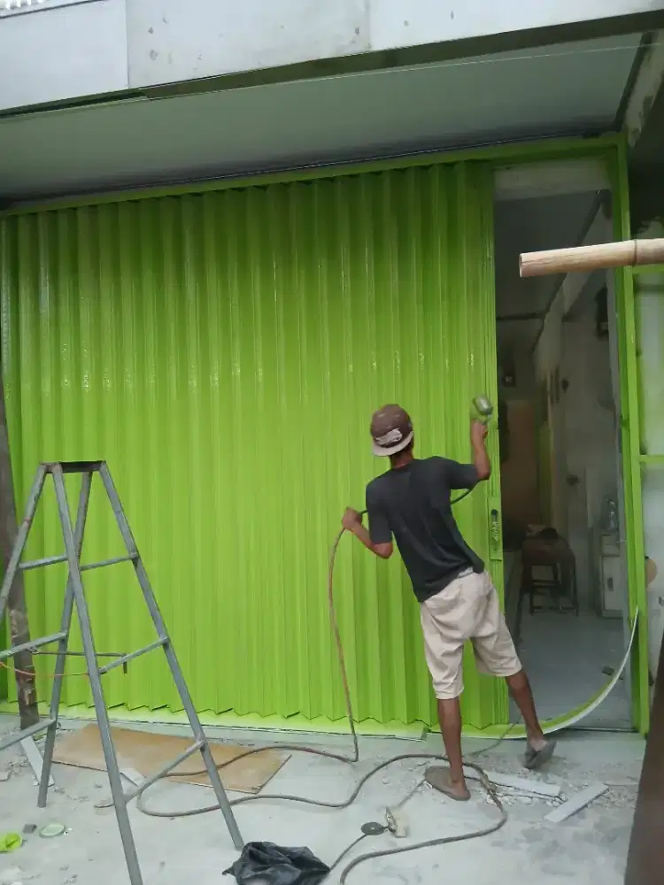 Pintu folding gate rolling door