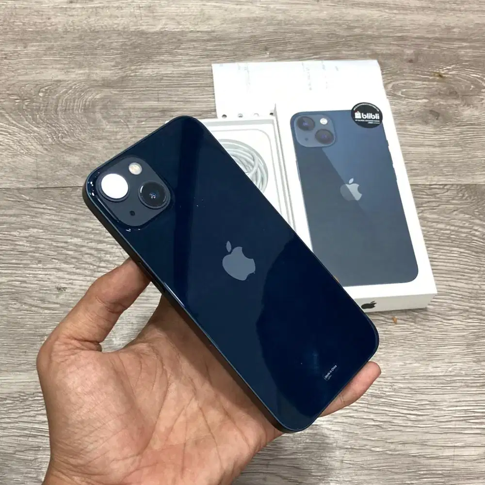 iPhone 13 128Gb iBox Midnight Garansi Aktif