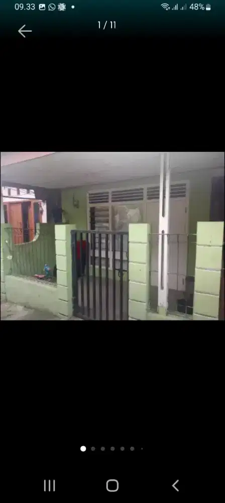 d  jual /di kontrakkan rumah dgn harga murah aman nyaman bebas banjir