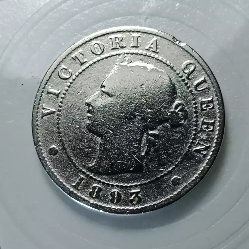 Promo Koin 1893 QUEEN VICTORIA HALF PENNY INGGEHUS JASMAIKAS KOLEKSI