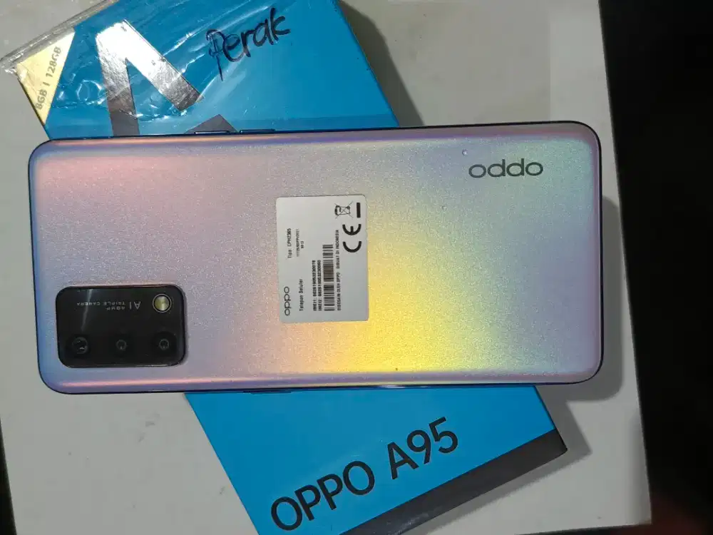 Oppo A95 8/128gb normal mulus lengkap resmi